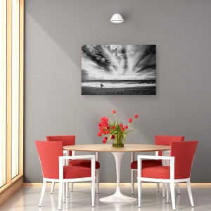 Tablou canvas - Singuratatea Unui Surfer, Tarifa, Spania, 40 x 60 cm - Img 4