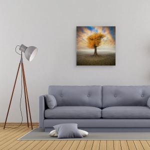 Tablou canvas - Singuratic, Copac, 90 x 90 cm - Img 2