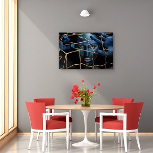 Tablou canvas - Specii pe cale de disparitie, Portret, Corp, Capcana, inchisoare, 80 x 120 cm - Img 4