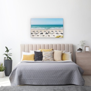 Tablou canvas - Starea De Spirit De Pe Coasta De Vest Intr-O Zi De Vara, Cer, Plaja, 50 x 80 cm - Img 3