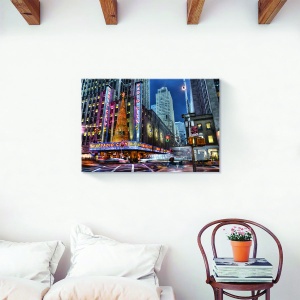 Tablou decorativ Strada New York pe canvas 60x90 cm