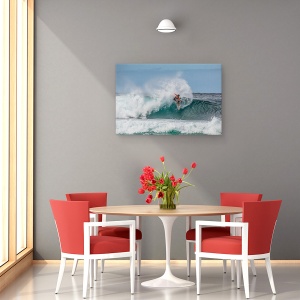 Tablou canvas - Surf 2, Hawaii, Ohau, Plaja, Nord, Surf, 80 x 120 cm - Img 4