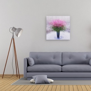 Tablou canvas - Trandafiri, Roz, Incetosat, 60 x 60 cm - Img 2