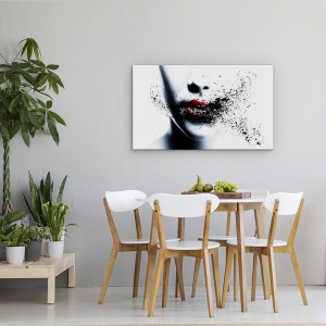 Tablou canvas - Transformare, Pasiune, Portret, Ulei, Fata, Buze, 50 x 80 cm - Img 4