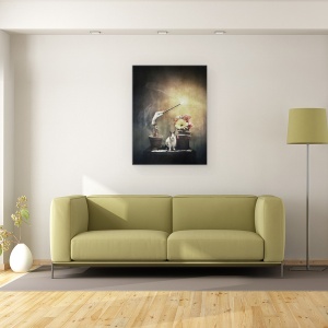 Tablou canvas - Ultimul Truc , Mana, Bagheta, Magician, Vrajitor, 50 x 70 cm - Img 2