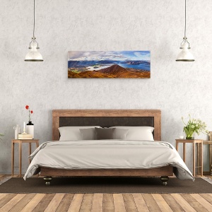 Tablou Canvas - Varful Lui Roy, Munti, Lumina Soarelui, Panorama, Noua Zeelanda, 30 x 90 cm - Img 3