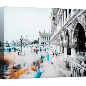 Tablou canvas - Venetia, Venetia, Palat, Palate, Stalp, Piloni, Coloane, 75 x 100 cm