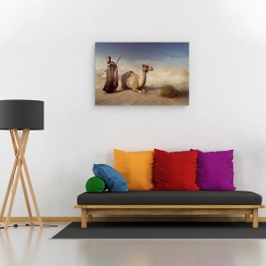 Tablou canvas - Viata Desertului, Camila, Animal, Pastor, 40 x 60 cm - Img 2