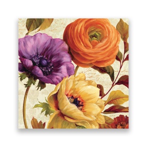 Tablou Canvas - Vintage, Floral, DIverse, 60 x 60 cm