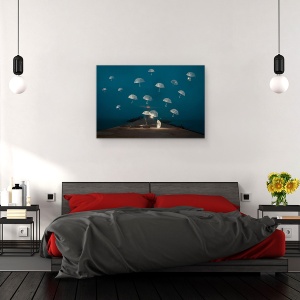 Tablou canvas - Vise, Ireal, Noapte, Persoana, Minciuna, 60 x 90 cm - Img 3
