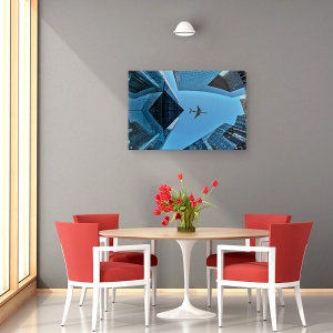 Tablou canvas - Zburand Peste , Aparare, Aviatie, 40 x 60 cm - Img 4