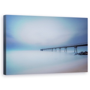 Tablou canvas - Zece Minute, Badalona, Spania, Pod, Expunere Lunga, Pictor, 50 x 80 cm