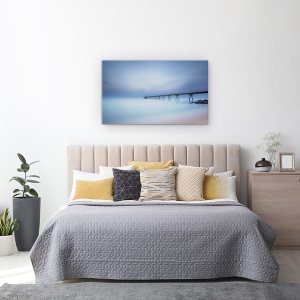 Tablou canvas - Zece Minute, Badalona, Spania, Pod, Expunere Lunga, Pictor, 50 x 80 cm - Img 3