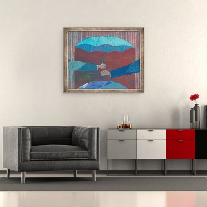 Tablou inramat - A.Richard Allen - Ajutor, 2011, 50 x 60 cm - Img 2