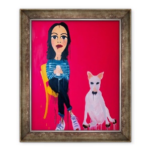 Tablou inramat - Abigail Phang Gung Fook - Voi trimite un mesaj text, 2018, 70 x 85 cm