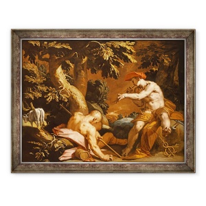 Tablou inramat - Abraham Bloemaert - Mercury y Argus, 70 x 90 cm