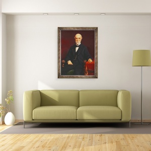 Tablou inramat - Achille Zo - Louis-Charles de Saulces de Freycinet 1828-1923 1880, 70 x 90 cm - Img 2