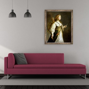 Tablou inramat - Adam Camerarius - Diana, 50 x 60 cm - Img 2
