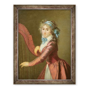 Tablou inramat - Adele Romany - Portretul unui Tanar Harpist, 60 x 80 cm