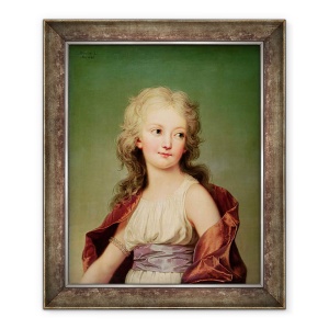 Tablou inramat - Adolf Ulrich Wertmuller - Portret De Marie-Therese Charlotte De Franta 1778-1851 Ducesa de Angouleme, 50 x 60 cm