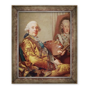 Tablou inramat - Alexander Roslin - Autoportret, 50 x 60 cm