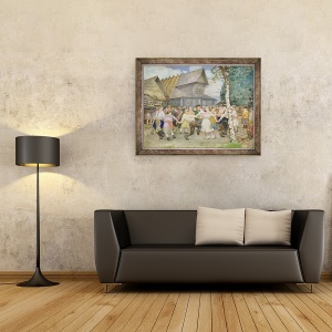 Tablou inramat - Alexander Vakhrameyev - Dansul tara, 70 x 90 cm - Img 2