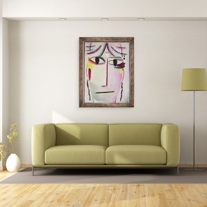 Tablou inramat - Alexej von Jawlensky - Fata Mantuitorului, 70 x 90 cm - Img 2