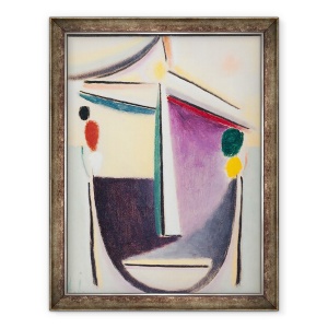 Tablou inramat - Alexej von Jawlensky - sef Rezumat, Negru-galben-violet, 60 x 80 cm