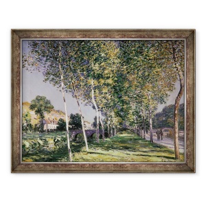 Tablou inramat - Alfred Sisley - Plimbare, 60 x 80 cm