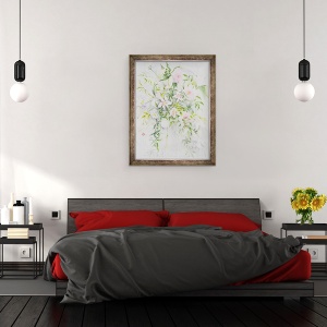 Tablou inramat - Alison Cooper - Flori de nunta pentru Louisa si Robert, 60 x 80 cm - Img 3