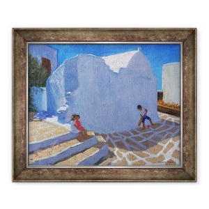Tablou inramat - Andrew Macara - Cricket langa zidul bisericii, 50 x 60 cm