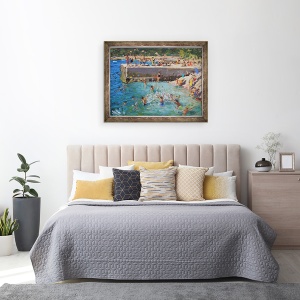 Tablou inramat - Andrew Macara - Distractie in mare, Rovinj, Croatia, 70 x 90 cm - Img 3