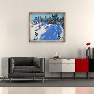 Tablou inramat - Andrew Macara - La Plagne, 50 x 60 cm - Img 2