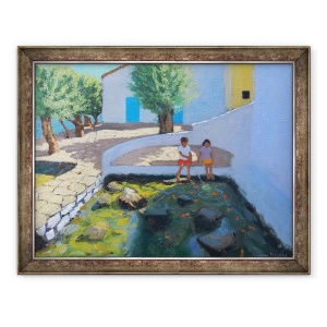 Tablou inramat - Andrew Macara - Peste iaz, Milos, Grecia, 2017, 60 x 80 cm