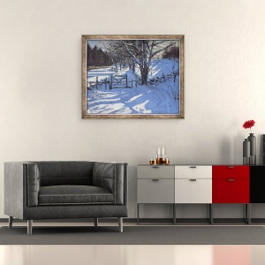 Tablou inramat - Andrew Macara - Poarta langa Youlgreave, 50 x 60 cm - Img 2