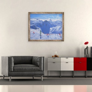 Tablou inramat - Andrew Macara - Umbra Muntelui, 50 x 60 cm - Img 2