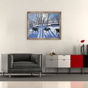 Tablou inramat - Andrew Macara - Vaci frieziene, 50 x 60 cm - Img 2