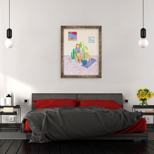 Tablou inramat - Anja Bartelt - Abstract I, 70 x 90 cm - Img 3