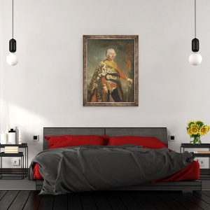 Tablou inramat - Anna Dorothea Therbusch - Generalul von Zieten, 60 x 80 cm - Img 3