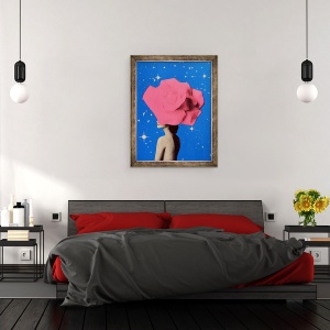 Tablou inramat - Anne Storno - Femeia secreta, 2017, 70 x 90 cm - Img 3