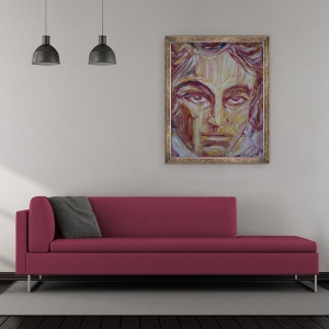 Tablou inramat - Annick Gaillard - Beethoven, 70 x 85 cm - Img 2