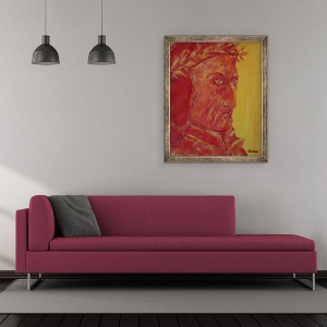 Tablou inramat - Annick Gaillard - Dante I, 50 x 60 cm - Img 2