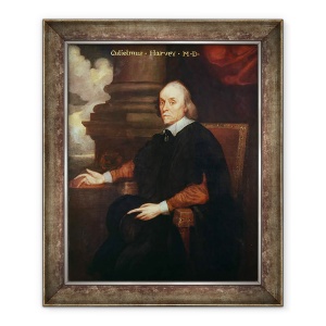 Tablou înramat William Harvey, medic regal