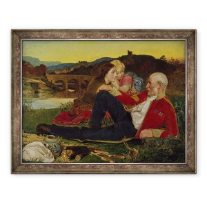 Tablou inramat - Anthony Frederick Augustus Sandys - toamna, 60 x 80 cm