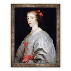 Tablou inramat - Anthony van Dyck - Henrietta-Maria a Frantei 1609-69, 70 x 90 cm