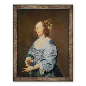 Tablou inramat - Anthony van Dyck - Marie Ruthven, Lady van Dyck, detaliu I, 70 x 90 cm