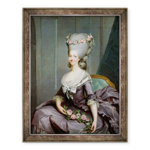 Tablou inramat - Antoine Francois Callet - Marie-Therese de Savoie-Carignan 1749-92 Printesa de Lamballe, 60 x 80 cm