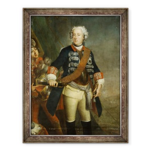 Tablou inramat - Antoine Pesne - Frederic al II-lea ca rege, 60 x 80 cm