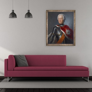 Tablou inramat - Antoine Pesne - Printul Augustus William, 50 x 60 cm - Img 2