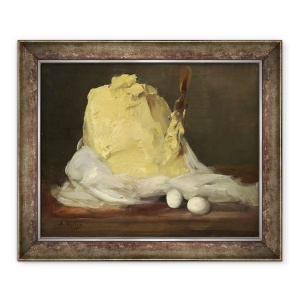 Tablou inramat - Antoine Vollon - Movila de unt, 70 x 85 cm